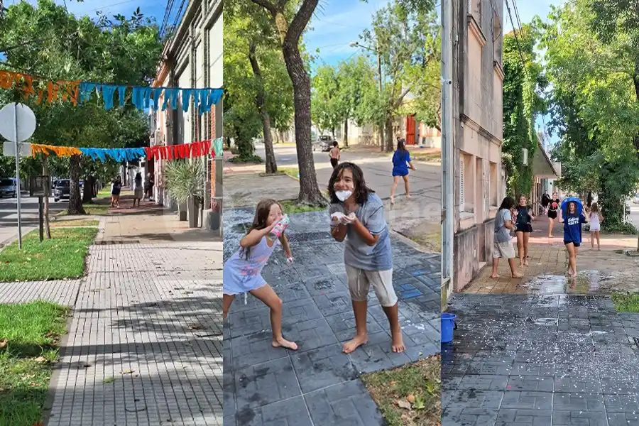 Como en los viejos tiempos, el barrio 9 de Julio celebró el Carnaval