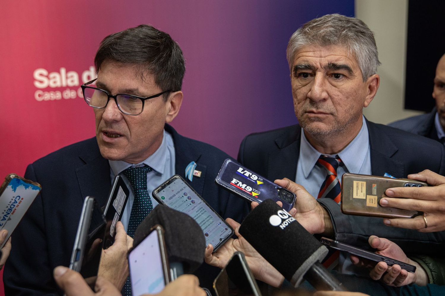 José Goity y Fabián Bastia valoraron positivamente la paritaria con docentes y trabajadores estatales.