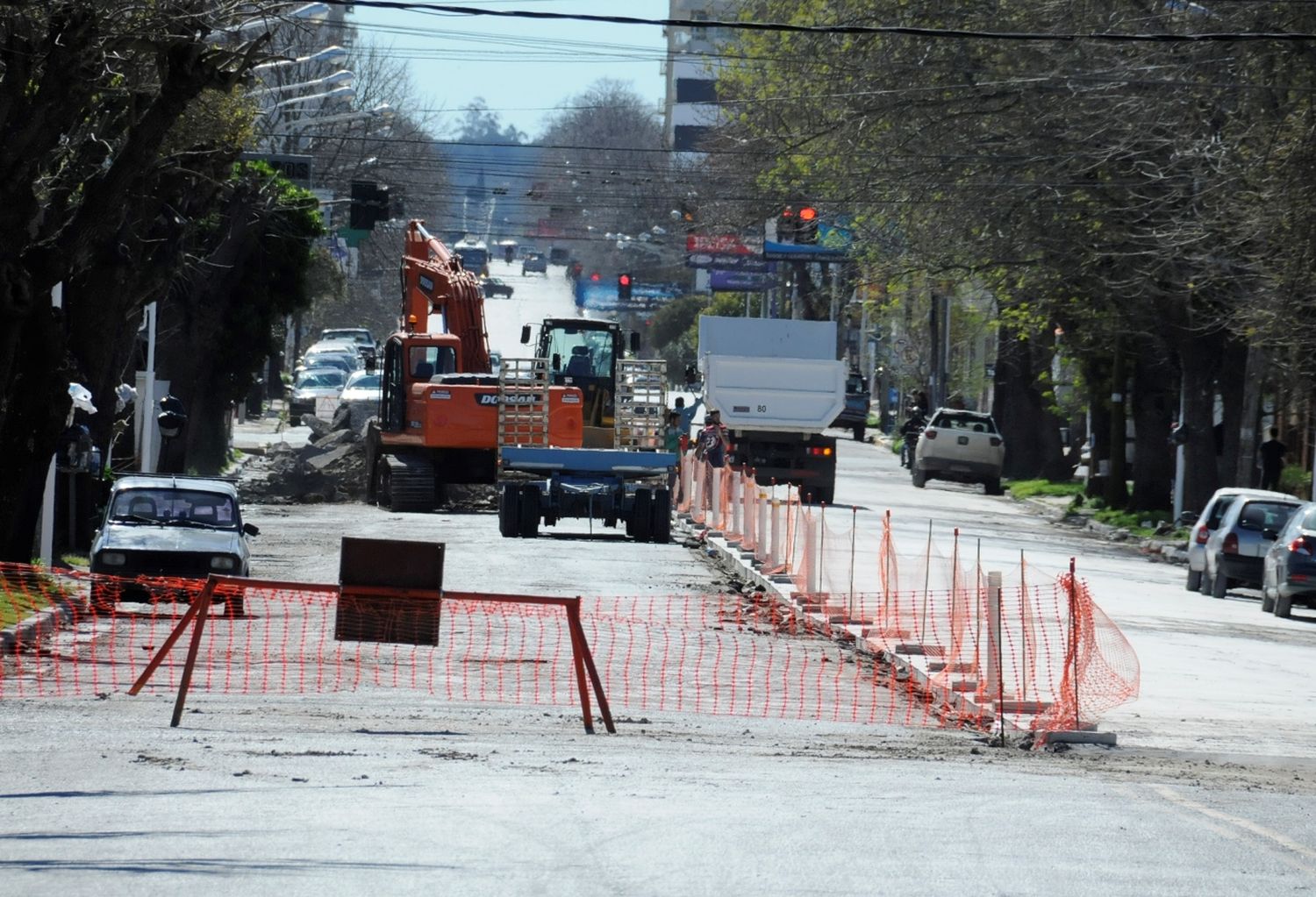 Obras para repavimentar varias cuadras