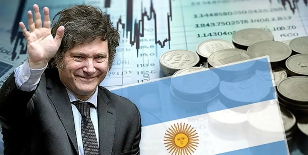 Javier Milei, satisfecho con los números de abril.