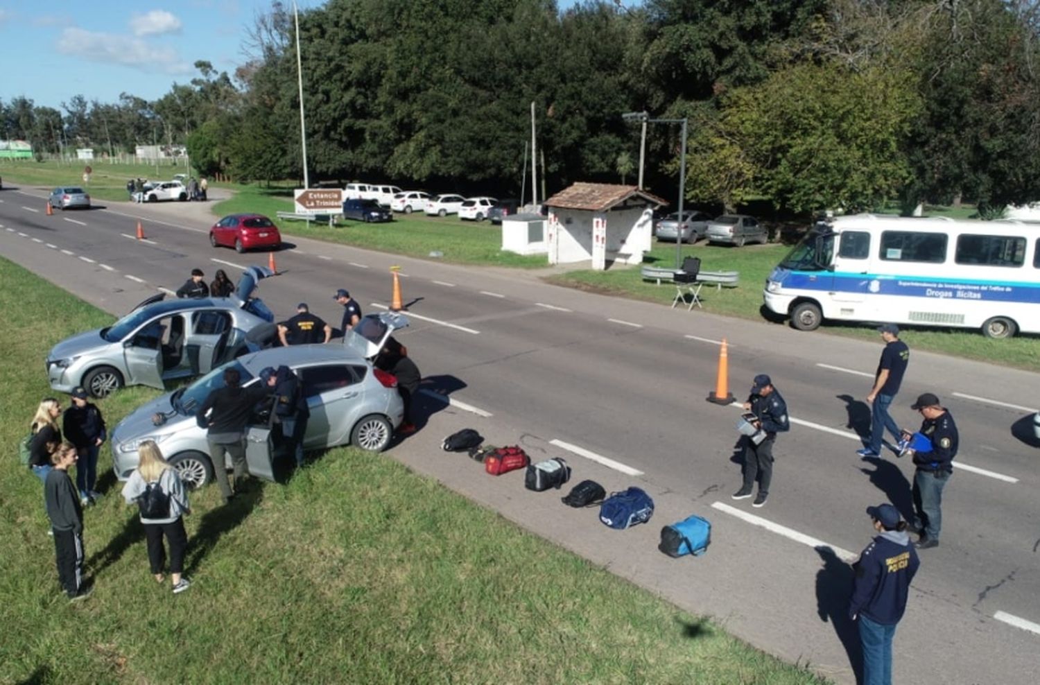 Operativo policial en el marco del fin de semana largo