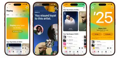 Apple Music y YouTube presentan sus resúmenes anuales 2025 con nuevas métricas sobre hábitos digitales