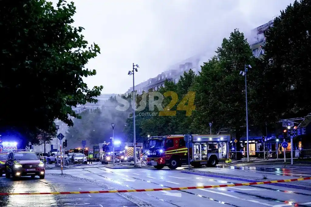 Más de 20 personas resultaron heridas tras una explosión en un edificio en Suecia