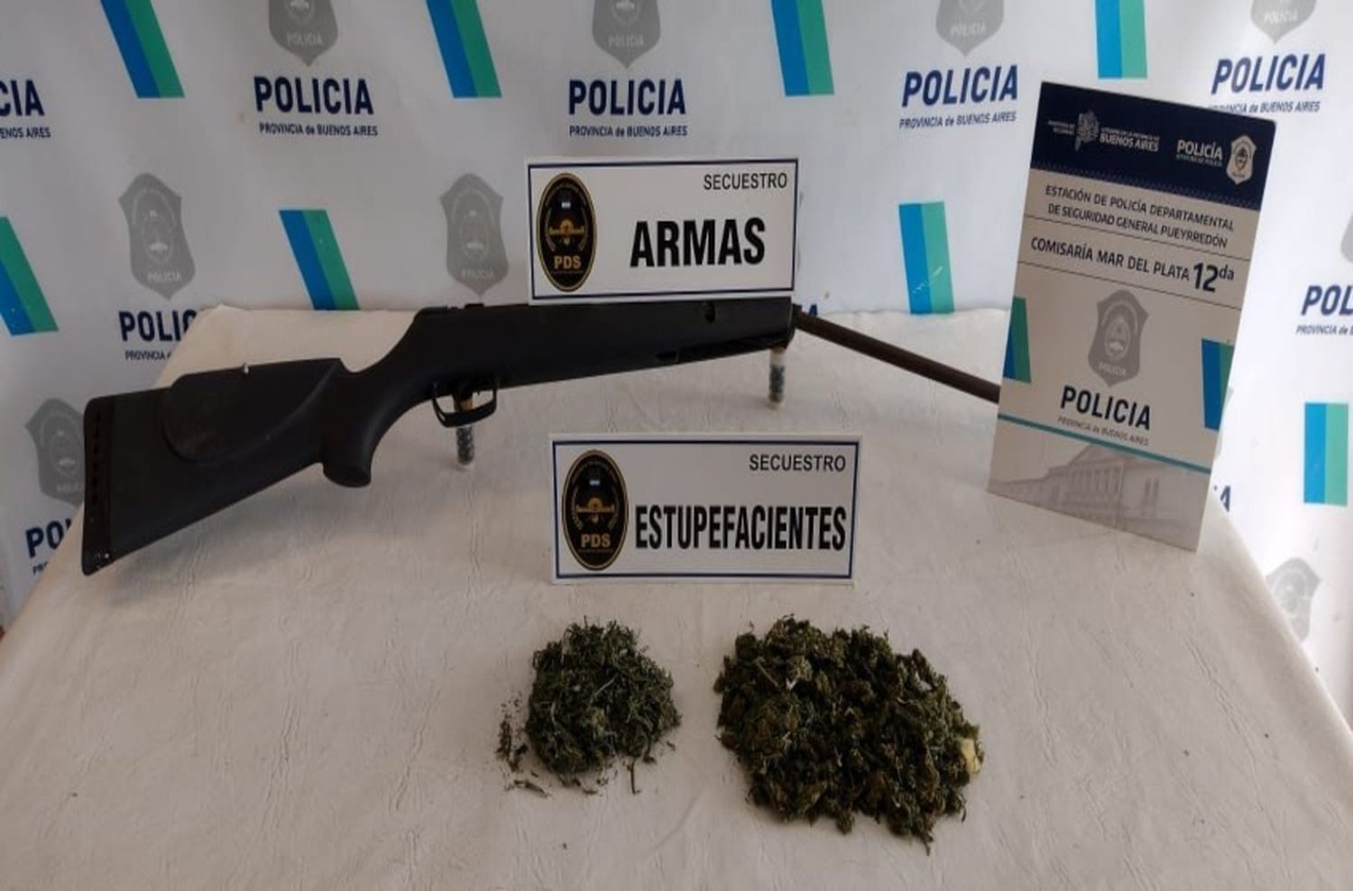 Amenazó con su rifle al cuñado y a su hermana y lo detuvieron