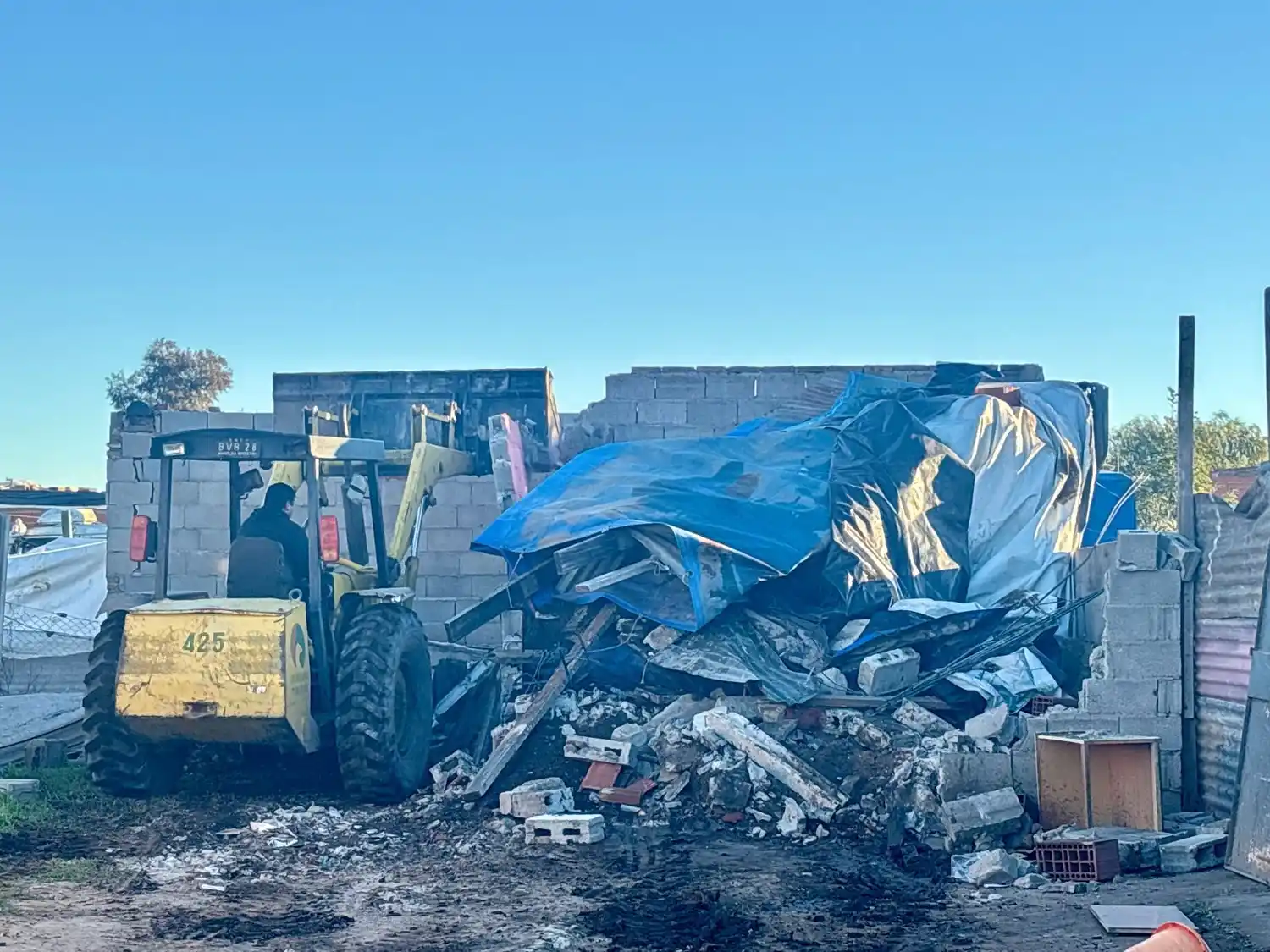 Derribaron dos búnkeres de drogas en Venado Tuerto.