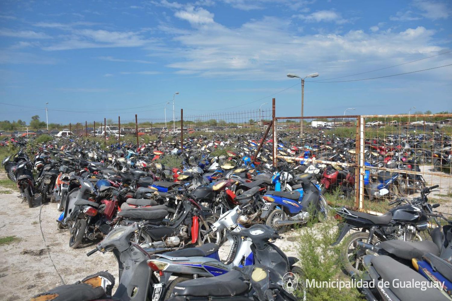 Planta de Reciclado: Se comenzará la compactación de chatarras de autos y motos