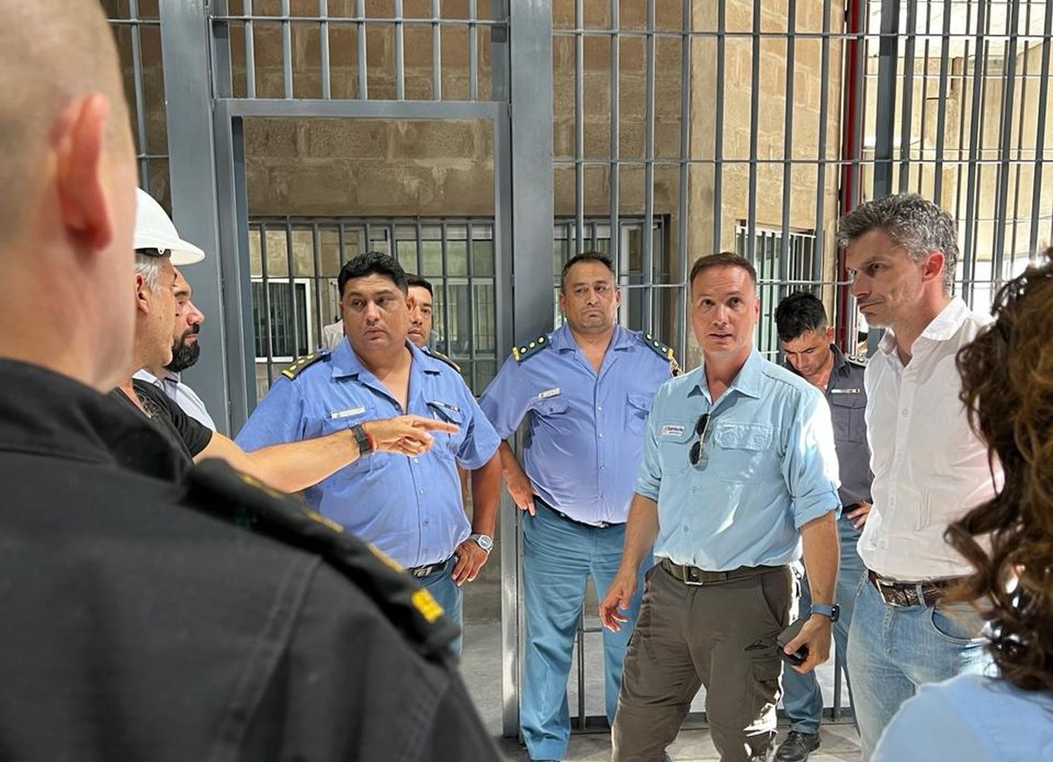 El ministro de Obras Públicas, Lisandro Enrico, recorrió las obras.