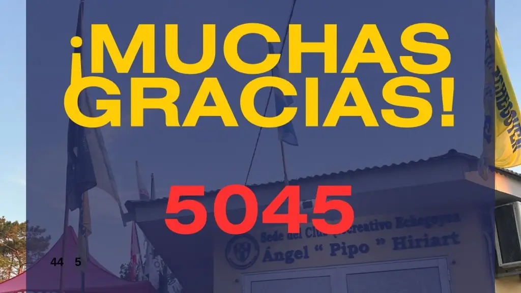 5045 cañas anticipadas para el concurso de Echegoyen