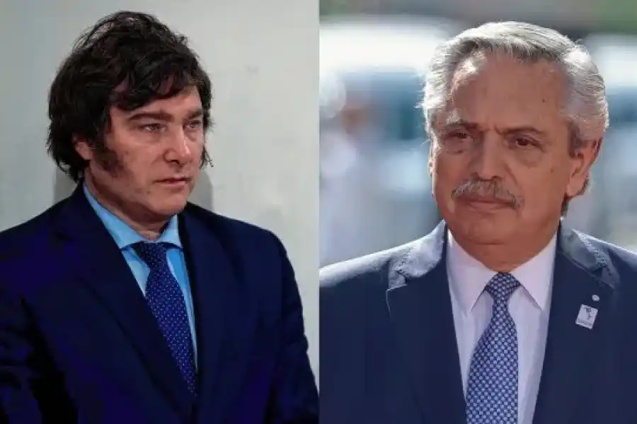 El presidente Alberto Fernández recibe a su sucesor MileI
