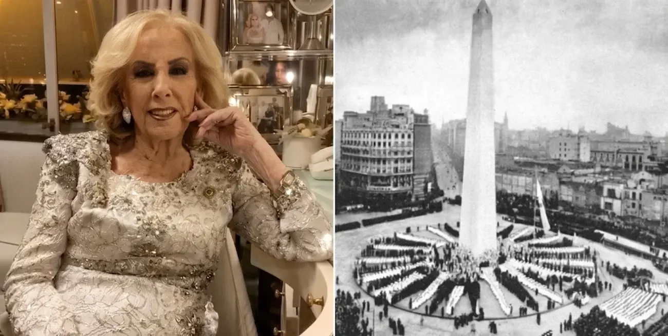 Mirtha Legrand recordó la inauguración del Obelisco en su 90° aniversario: “Yo estuve ahí”