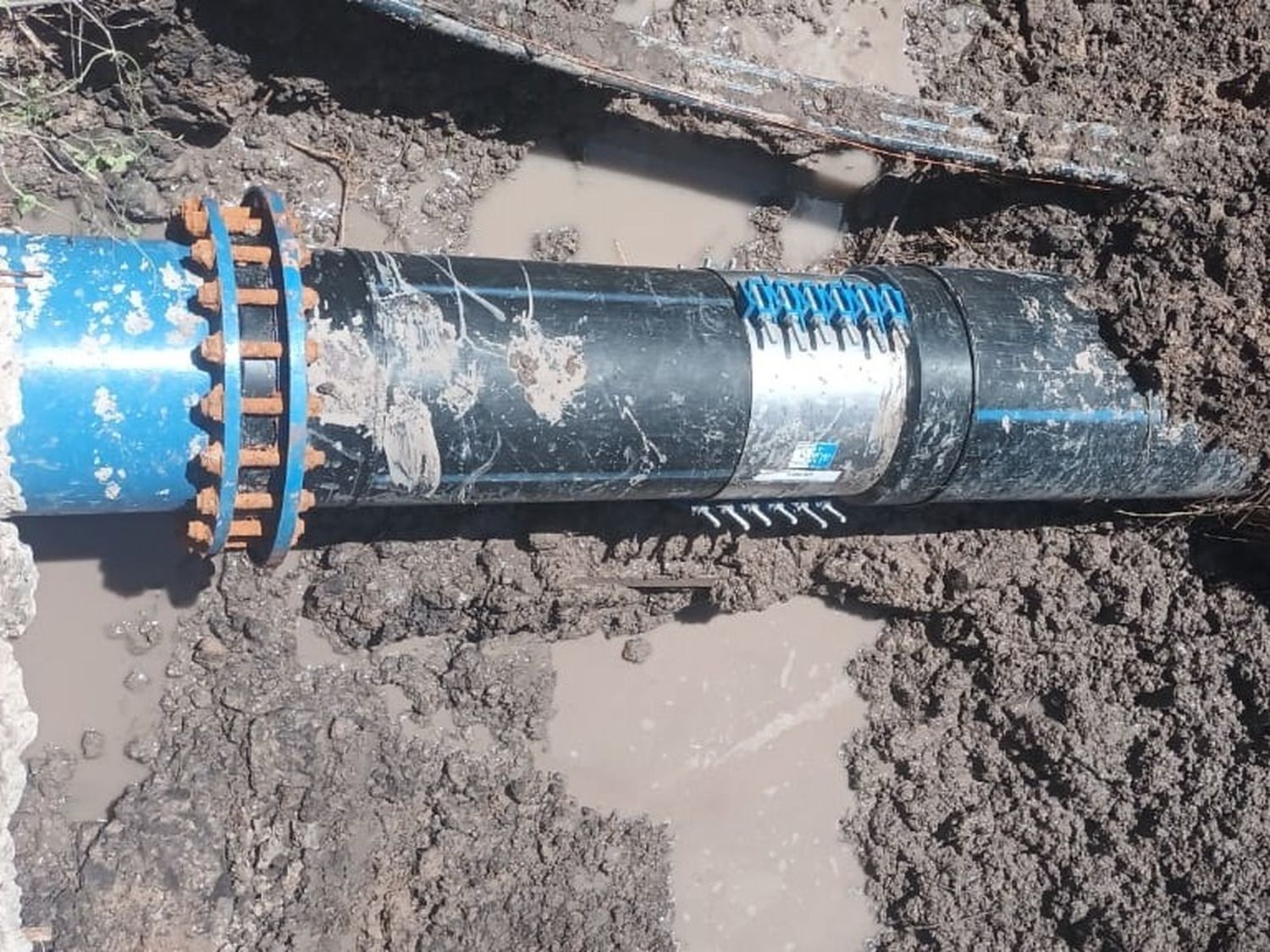Finalizaron los trabajos de reparación en el Ramal Sur 1 del Acueducto Reconquista