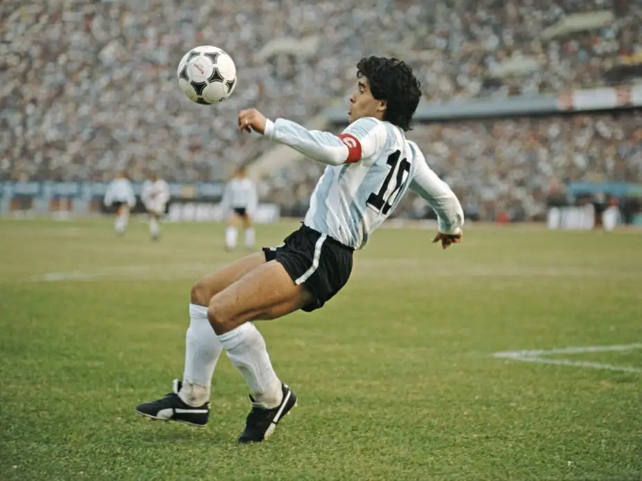 Diego Armando Maradona, uno de los mejores jugadores de la historia del fútbol.