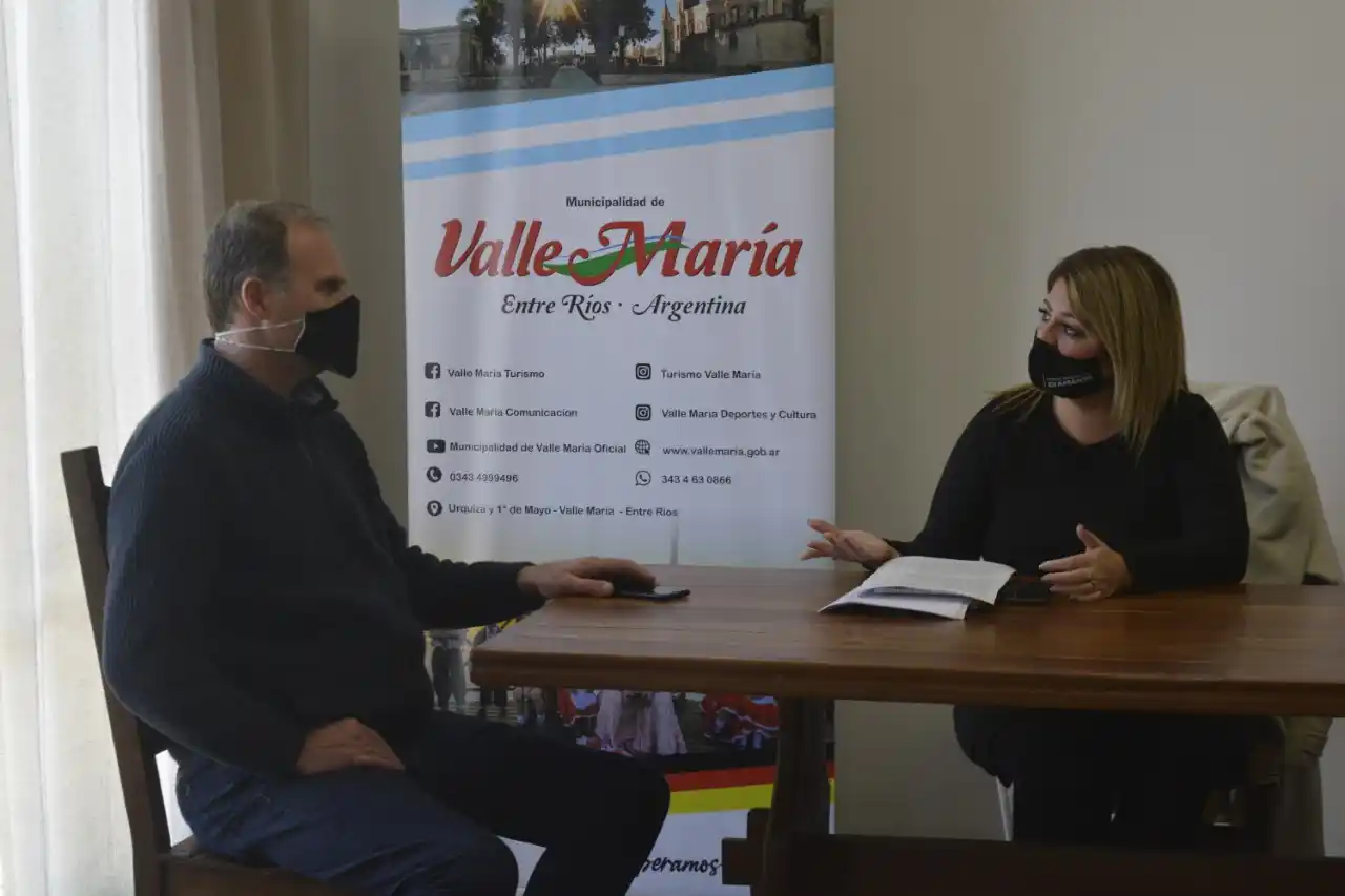 Diamante y Valle María trabajan en una agenda común de empleo