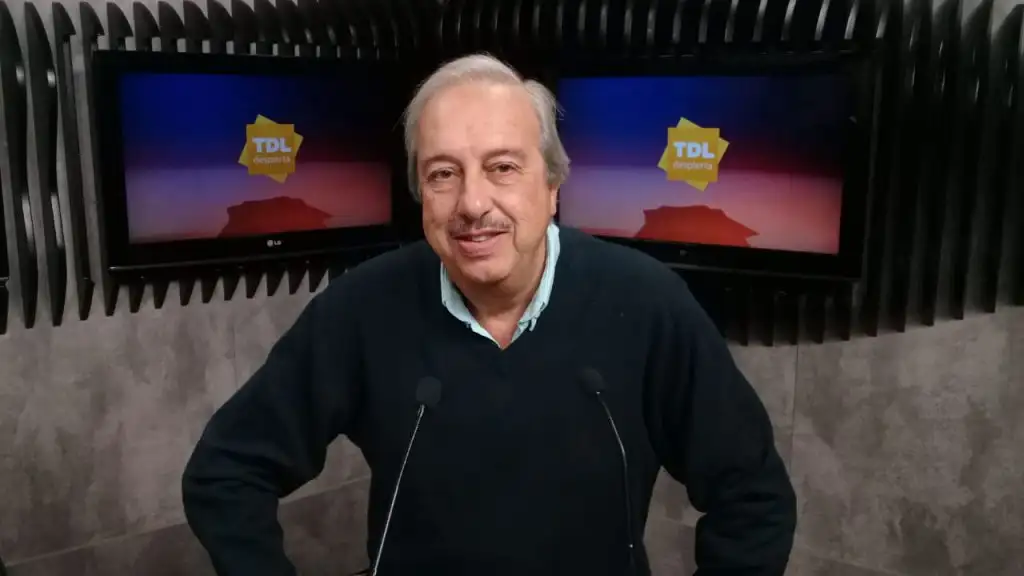 Mario Civalleri en el desayuno de Tandil Despierta 