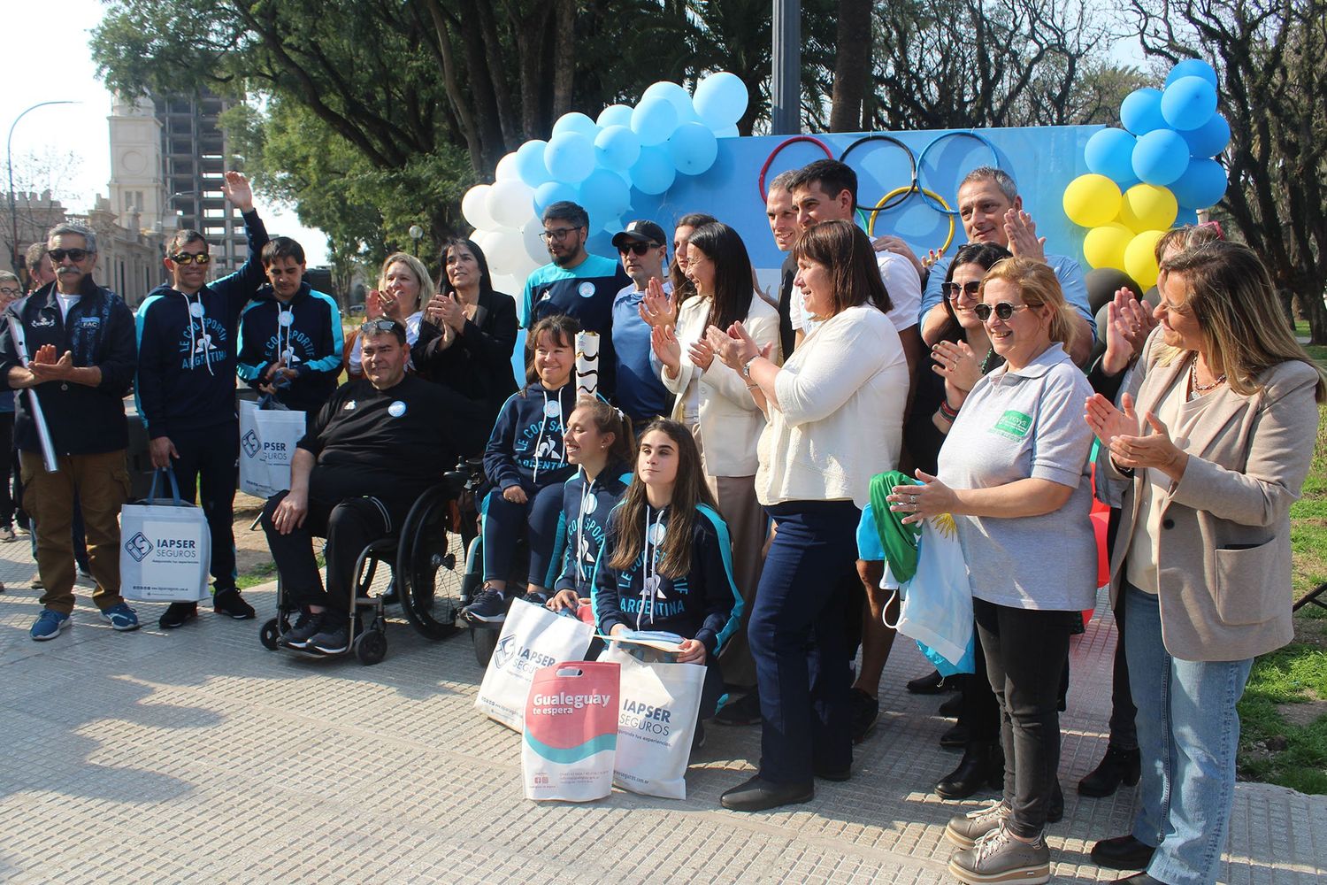 Histórico: La Antorcha Paralímpica pasó por Gualeguay