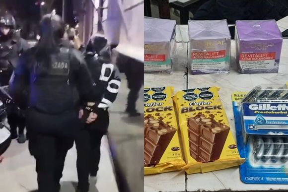 Tensión en un supermercado de Moreno y Pellegrini: fue detenida por robo, se causó lesiones y terminó en un hospital