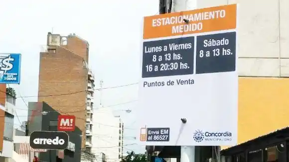 Actualización de los valores de Estacionamiento Medido