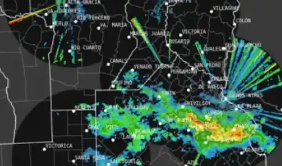 Gualeguaychú: Alerta por tormentas y granizo