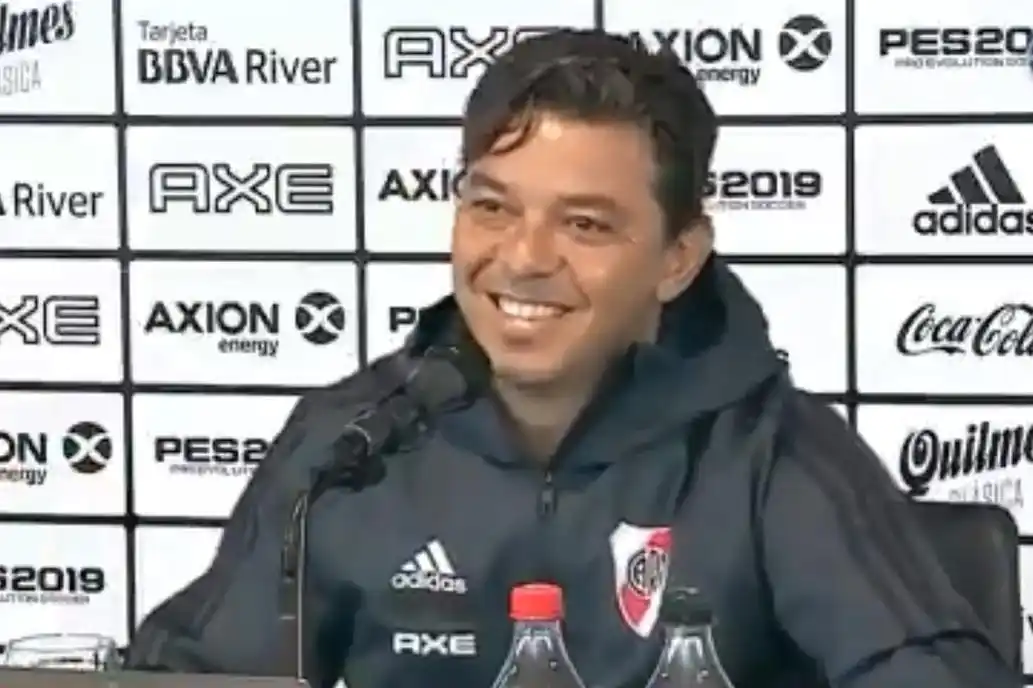 Montiel es una de las dudas de Gallardo para jugar en Córdoba