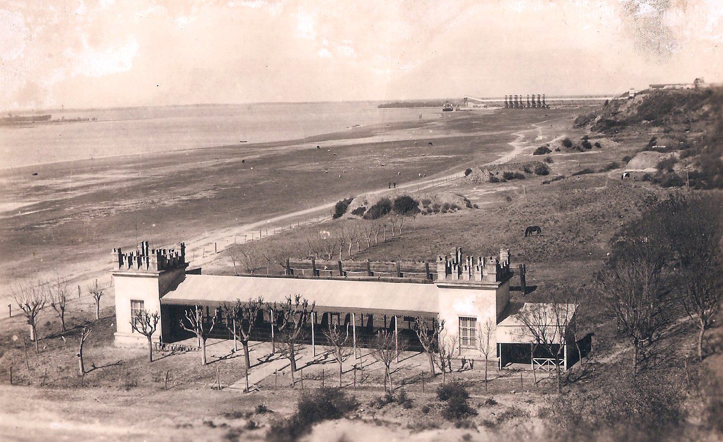 Foto del Tiro Federal y la costa baja de San Pedro cedida por Amigos del Patrimonio Cultural de San Pedro.