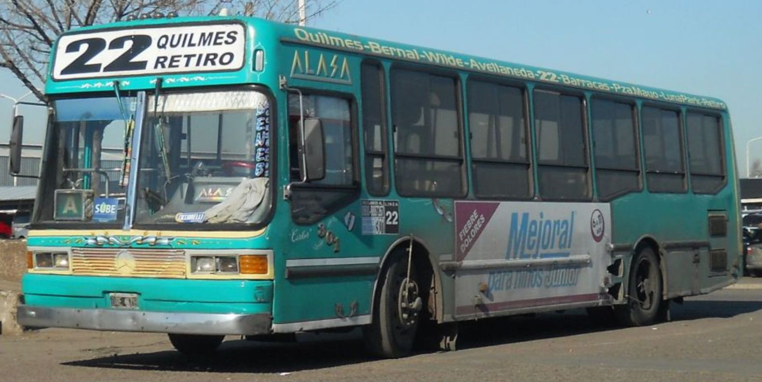 Quilmes: Paro de la línea 22 de colectivos afecta a miles de usuarios 
