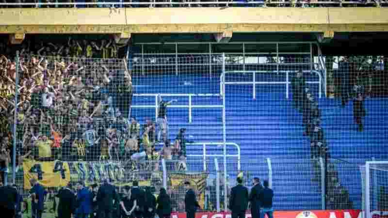 Los incidentes en la cancha de Rosario Central.