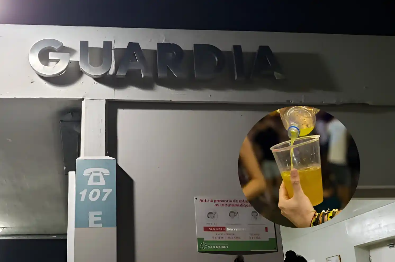 Desde la Guardia confirmaron que asistieron a varios jóvenes durante la madrugada del lunes.