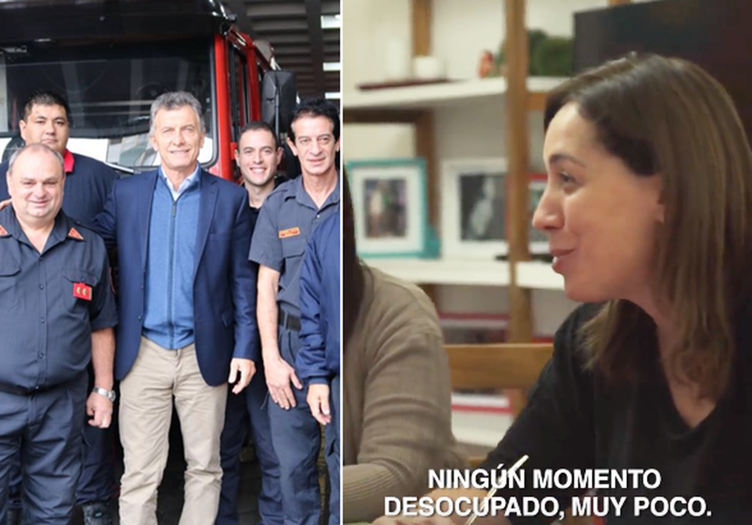 Día del Trabajador: Macri con Bomberos en Vicente López y Vidal con personas que consiguieron empleo
