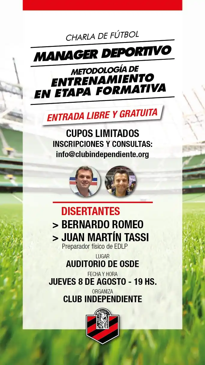 Bernardo Romeo brindará una charla sobre metodología de entrenamiento en etapa formativa