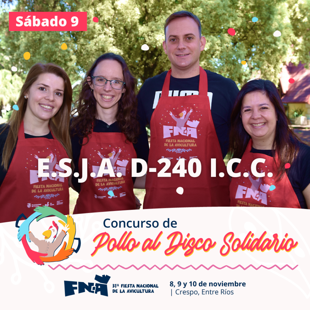 Pollo al disco solidario FNA 2024
