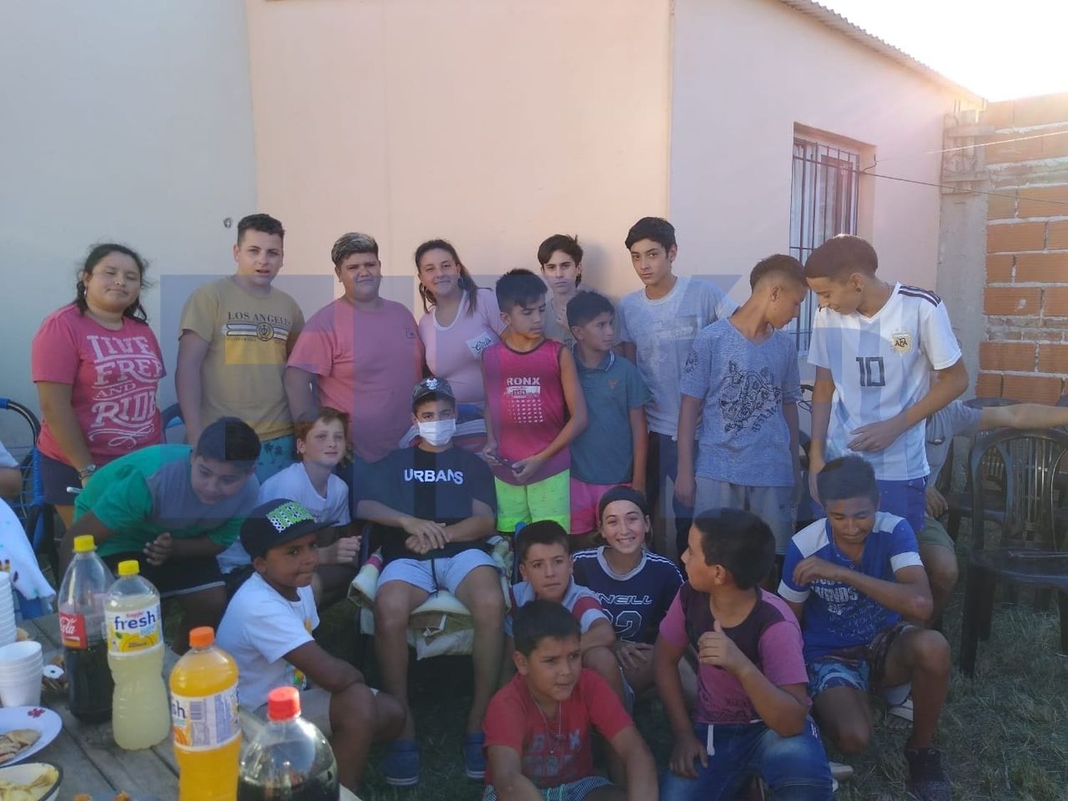 Jonathan Lujan recibió el alta y festejó su cumple en su casa