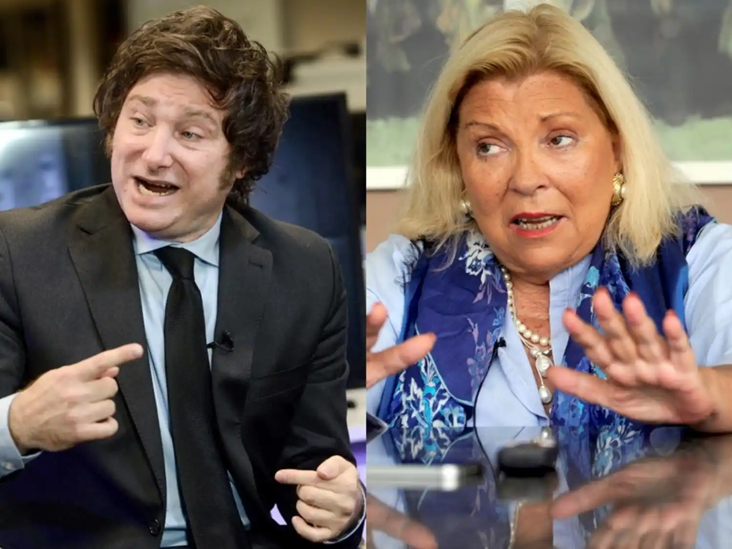 Carrió, durísima contra Milei.