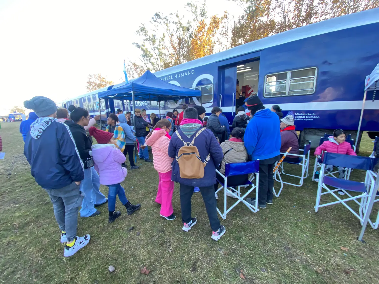 El Tren de Capital Humano en la ciudad de Rafaela | Crédito: RADIO RAFAELA
