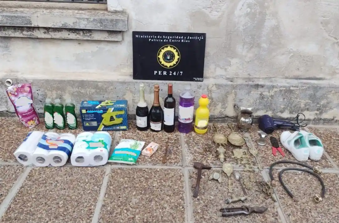 Un menor de edad detenido con elementos robados en su poder