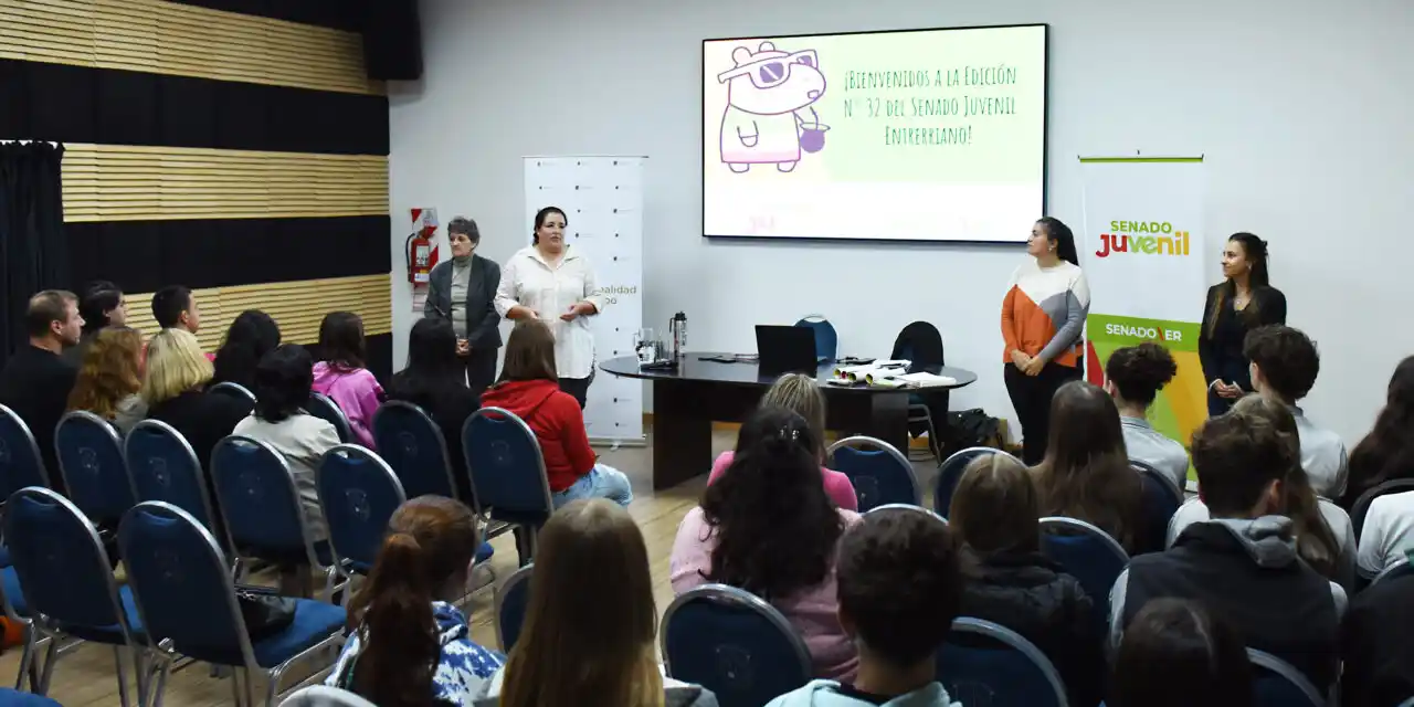 El Senado Juvenil Entrerriano es una plataforma para la participación cívica de los jóvenes
