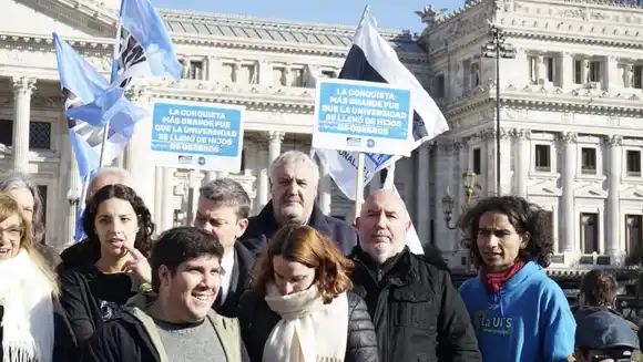 La UNMdP participó en la presentación del Proyecto de Ley de Financiamiento Universitario en el Congreso
