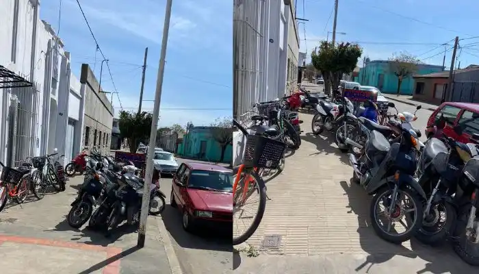 No se puede pasar por la vereda