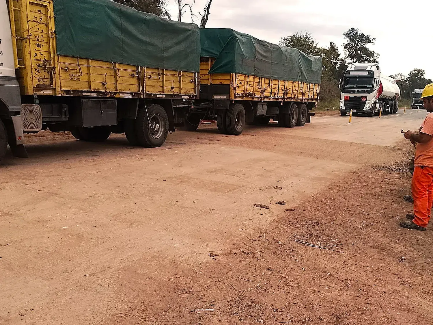 Después de algunos días de corte total, habilitaron el tránsito en la Ruta Nacional 34 entre Arrufó y Ceres