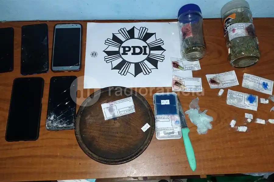 Villa Ocampo: PDI aprehendió a un hombre por tenencia de drogas 