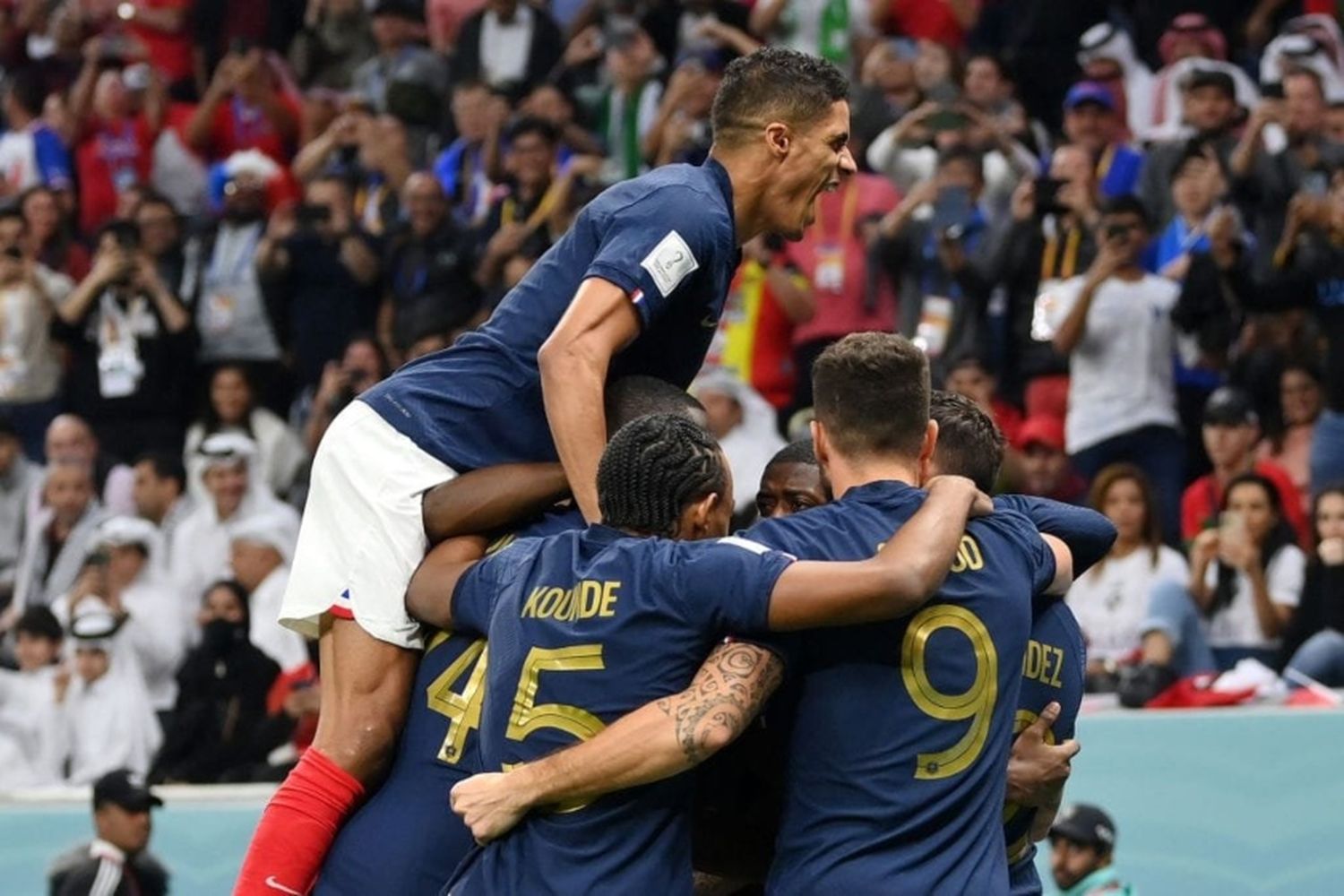 Francia le ganó 2-0 a Marruecos y será el rival de la Argentina en la final