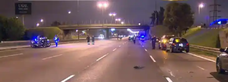 Choque fatal en Panamericana a la altura de Don Torcuato: Un motociclista muerto