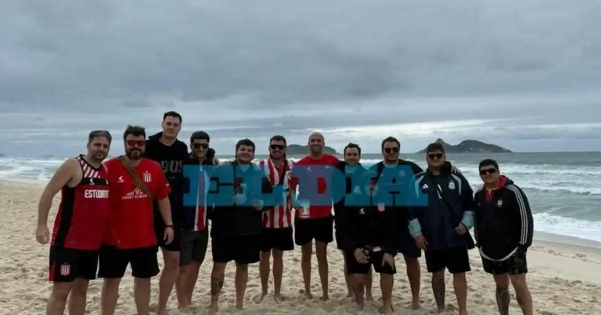 Flamengo vs Estudiantes: los hinchas del Pincha copan Río de Janeiro