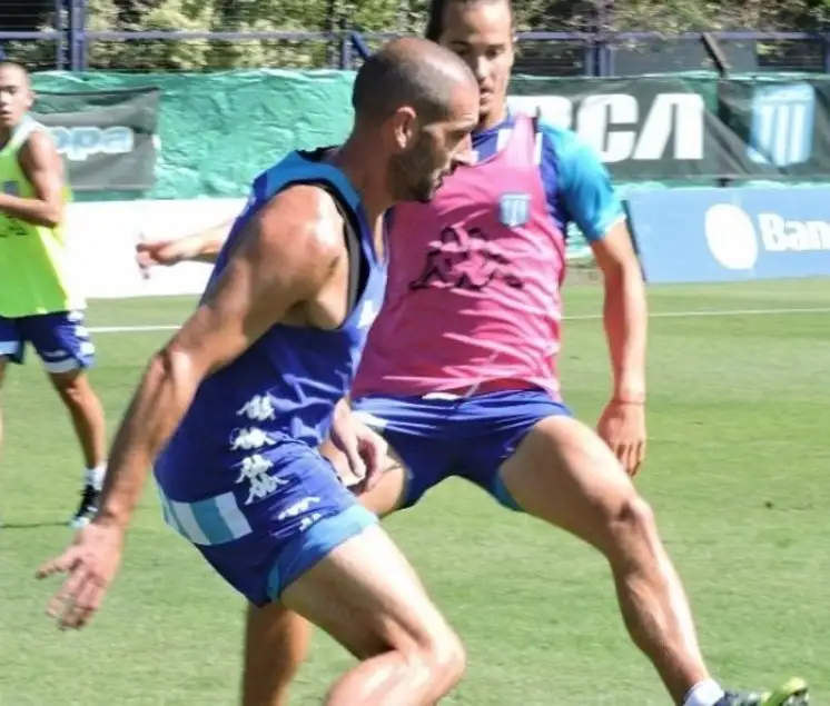 Lisandro López se  entrenó con nomalidad