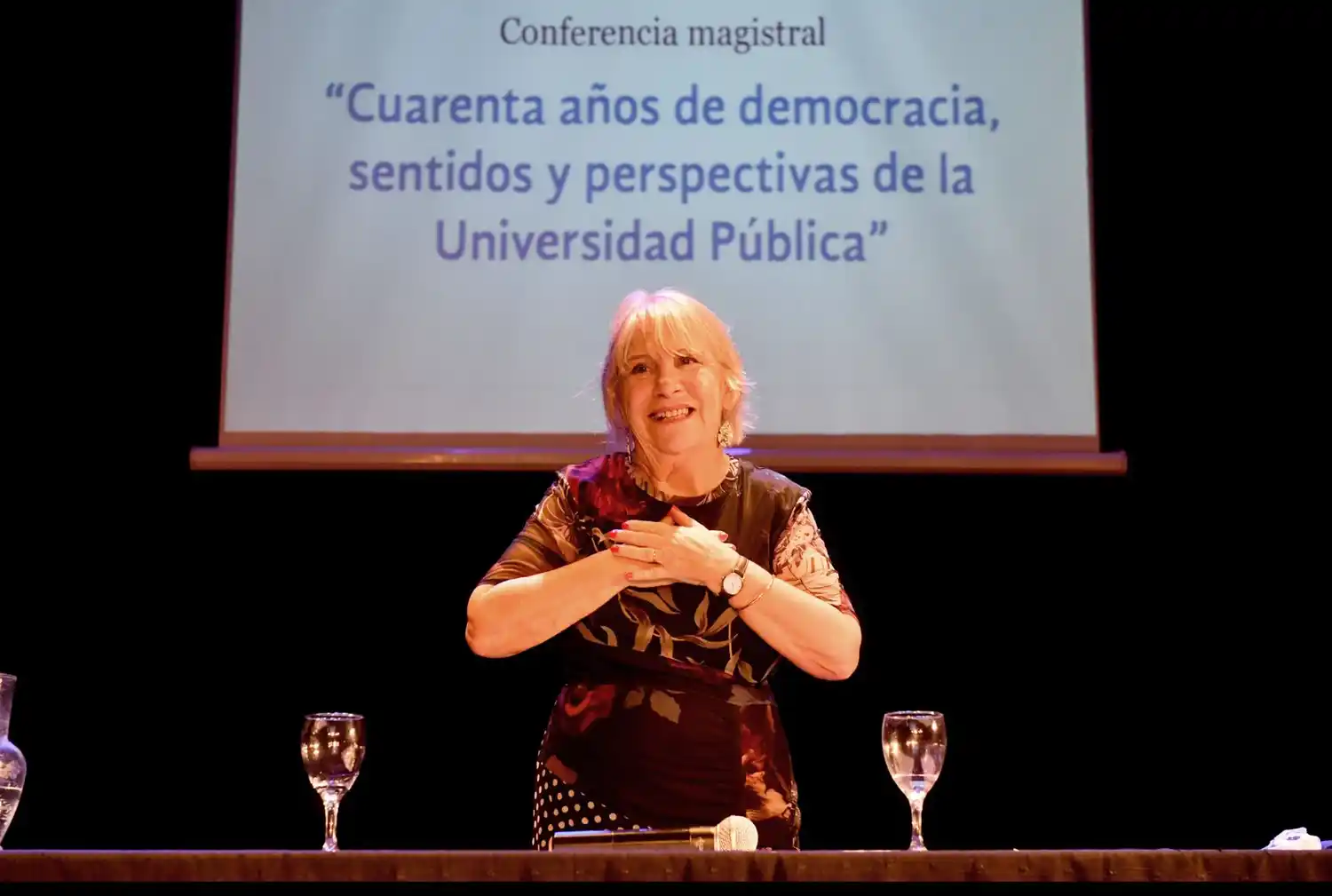 La Uader otorgó el título de Doctora Honoris Causa a Rosario Badano