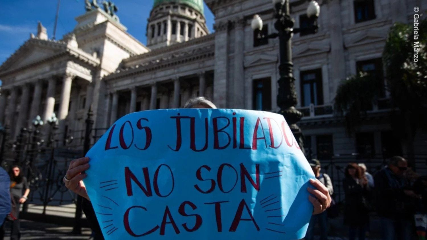 Los incidentes en la marcha contra la ley jubilatoria.