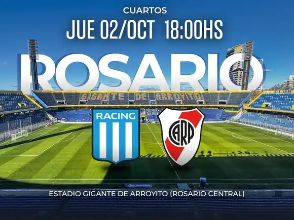 Arde Rosario: Racing vs. River por el pase a semis de la Copa Argentina