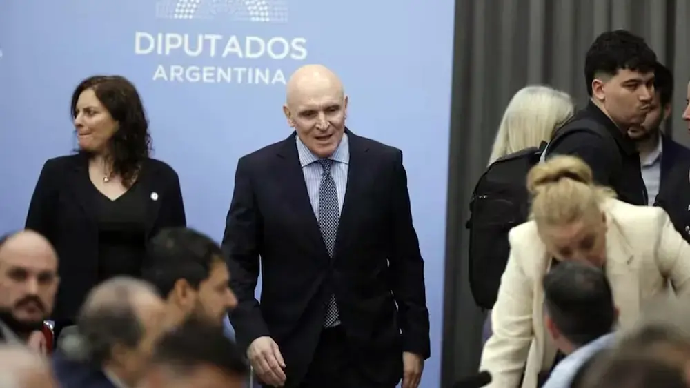 El diputado Espert en la reunión de la Comisión de Presusupuesto.