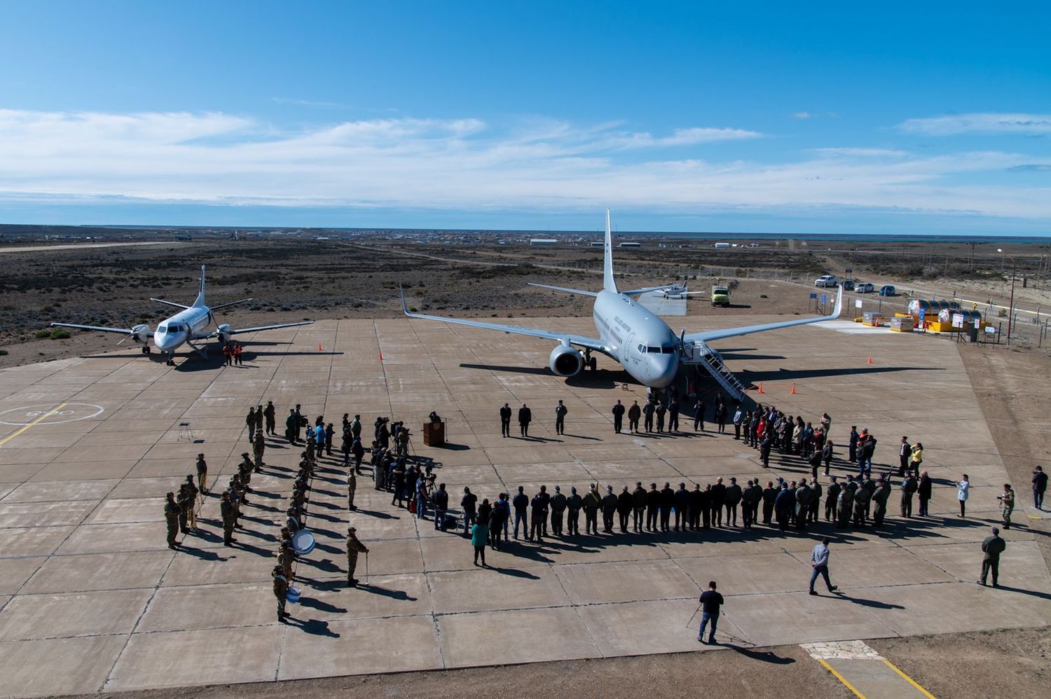 LADE inauguró una nueva ruta que conecta Puerto San Julián con Río Gallegos y Comodoro Rivadavia