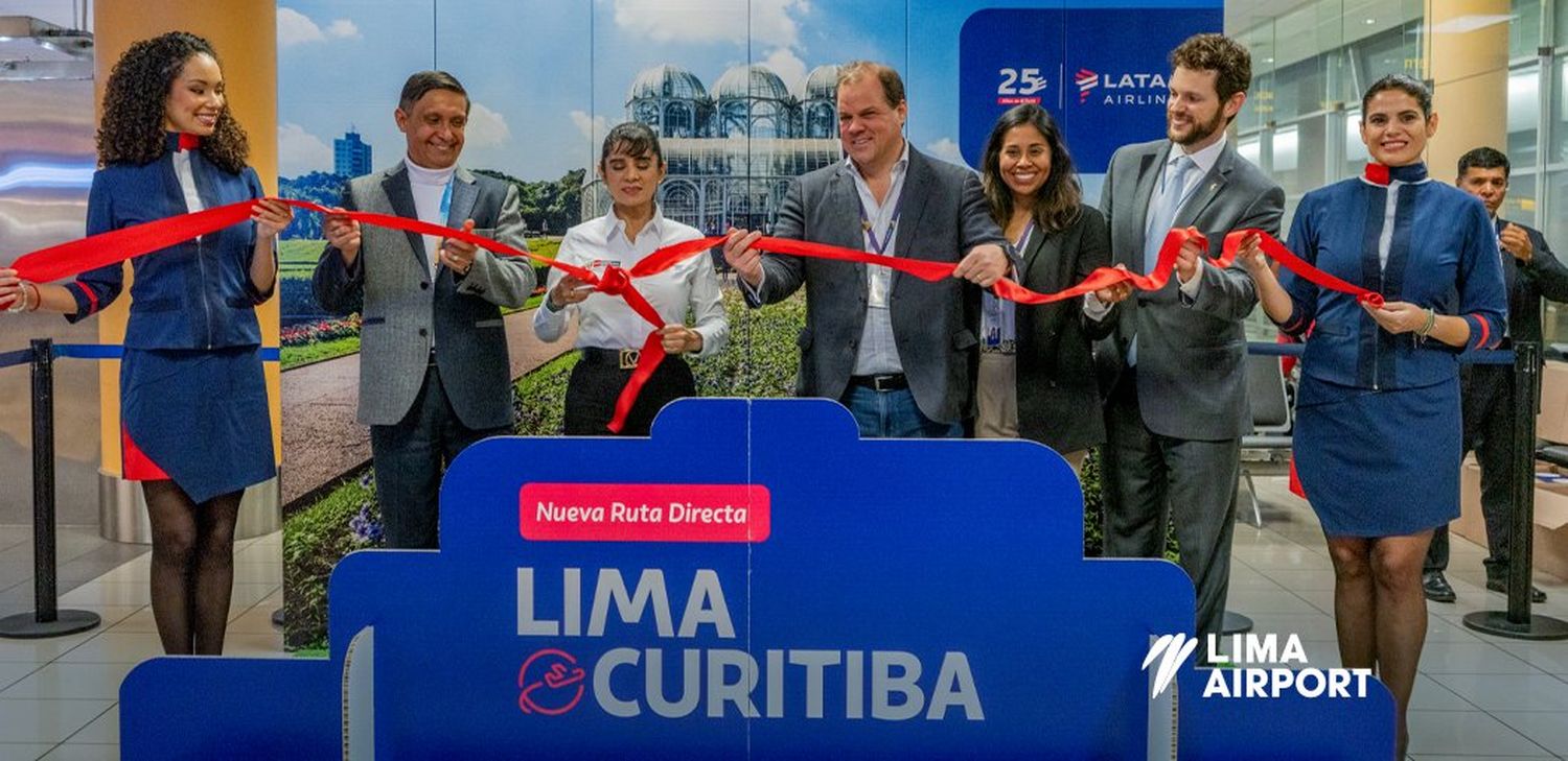 LATAM Airlines inauguró sus vuelos entre Lima y Curitiba