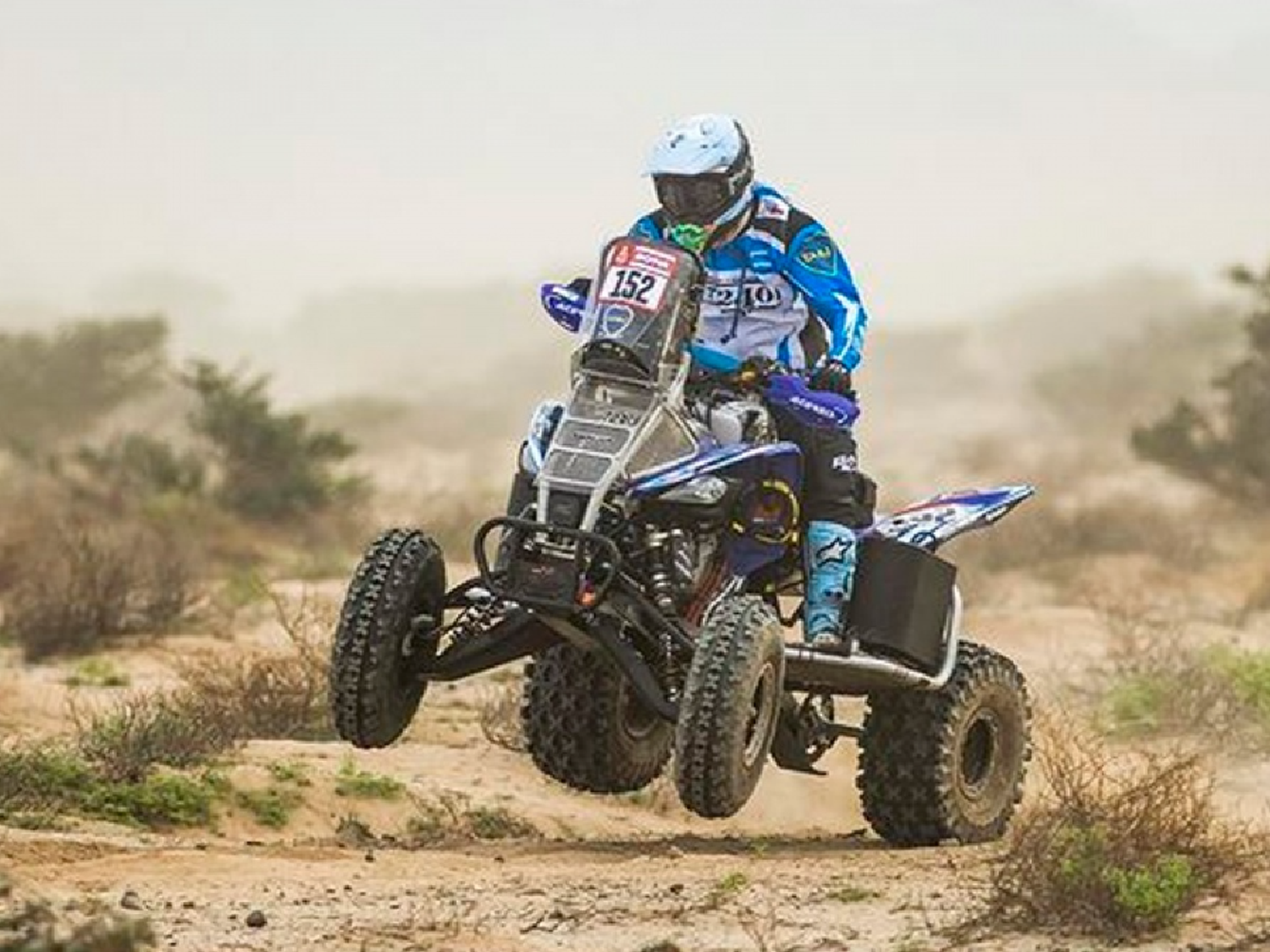 Andújar finalizó cuarto en quads y Benavides octavo en motos